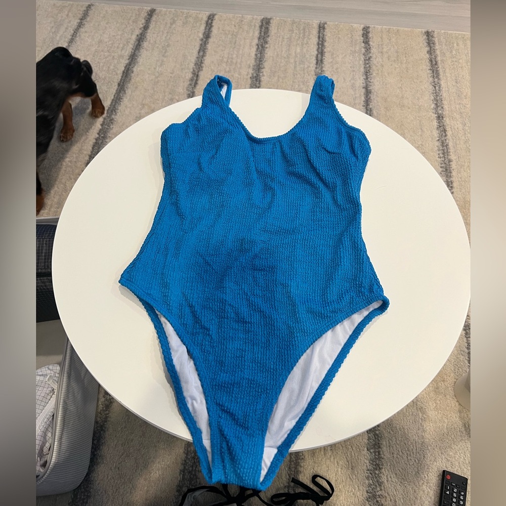 Open back one piece